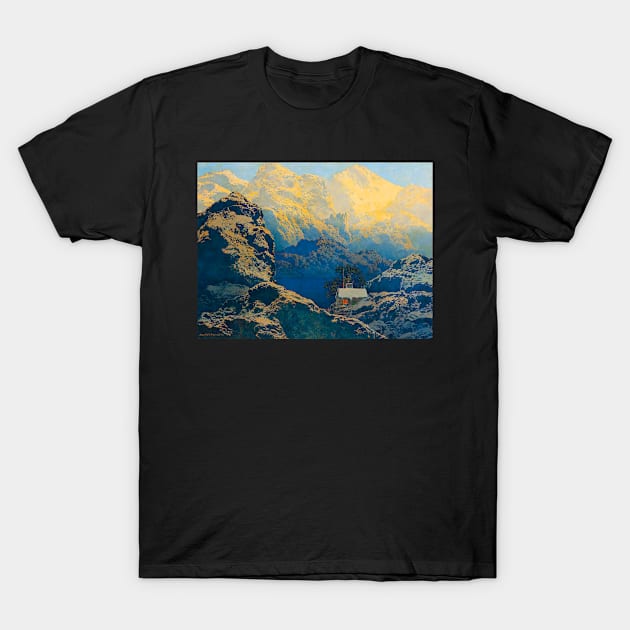 Maxfield Parrish, Getting Away From It All, 1961, American Painter, Neo-Classical T-Shirt by ZiggyPrint